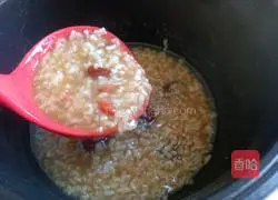 Brown sugar glutinous rice porridge recipe 7