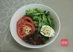 Illustration of how to make refreshing cold noodles 8