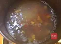 Illustration of how to make papaya and millet porridge 5