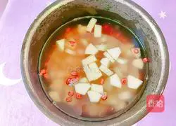 Lily Snow Pear Japonica Rice Porridge Recipe Illustration 7