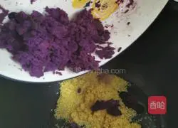 Purple sweet potato and millet porridge recipe 5