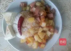 Gentleman Little Boy Cover Illustration of how to pour rice 2