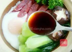  Illustration of how to make sausage claypot rice 17