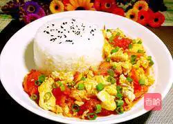 Illustration of how to make fried tomato and egg rice bowl 11