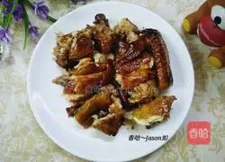 Illustration of how to bake chicken in waterless rice cooker 8