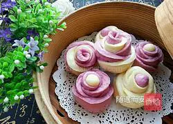 Romantic rose flower roll recipe 21