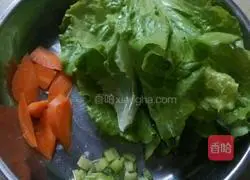 Pork liver lettuce rice noodles soup recipe illustration 2