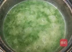 Illustration of how to make double crucian carp game porridge (baby food supplement) 5