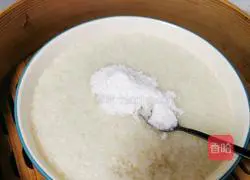 Blueberry glutinous rice cake recipe 8