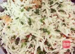 Colorful Vegetable and Cheese Baked Rice Recipe Illustration 5