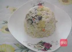 Rice cooker version – Recipe for braised potato and mushroom rice 1