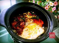 Braised Chicken Claypot Rice Recipe Illustration 6