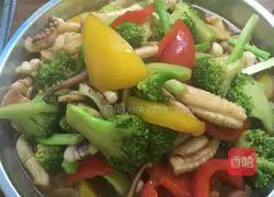 Illustration of how to make squid rolls 5