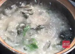 Illustration of how to make rice and perilla rock sugar porridge 9