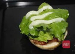 Ham burger recipe illustration 3