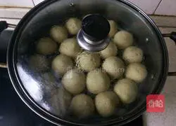 Gold Illustration of making steamed buns 11