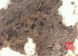 Illustration of how to make bean paste rice balls 1