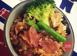 Illustration of how to make claypot rice 7