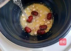 Lotus seeds Lily millet porridge recipe 7
