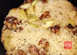 Potato and chicken stew Illustration of how to make rice 7