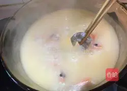 Illustration of how to make shrimp porridge 11