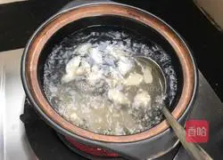 Lotus seed lily millet porridge recipe illustration 5