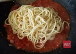 Illustration of how to make tomato pasta 8