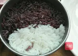 Illustration of two-color rice bowl 1