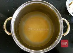 Illustration of how to make millet and yam porridge 2