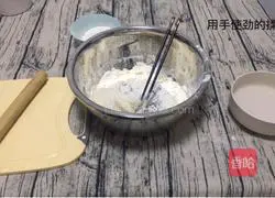 Illustration of how to make chives and pork dumplings/pot stickers 3