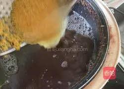 Illustration of how to make bean thick rice 4