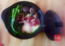 Illustration of how to make claypot rice 9
