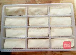 Oil Illustration of how to make fried spring rolls 1