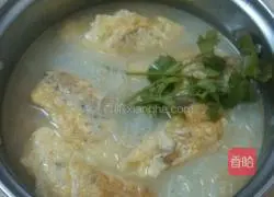 Egg dumpling rice noodle soup recipe 8