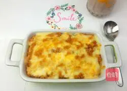 Illustration of how to make baked Italian alphabet pasta with tomatoes and shrimps 9