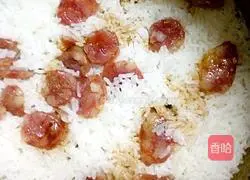Baked sausage Illustration of how to make rice 7