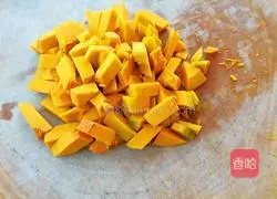 Illustration of how to make pumpkin porridge 1