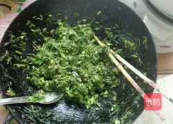 Illustration of how to make fennel meat box 4