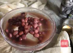 Illustration of how to make red bean ice powder 13