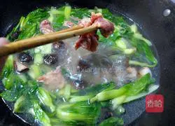 Illustration of how to make rice noodles with sliced ​​meat 7