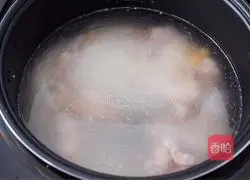 Illustration of how to make scallop and pork ribs porridge 9