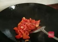 Illustration of how to make fried tomato and egg rice bowl 3