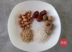 Brown sugar and red date porridge Illustration of how to do it 1