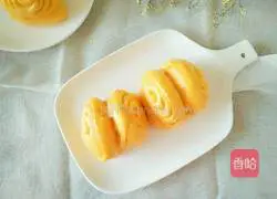 Illustration of how to make milky pumpkin rolls 17