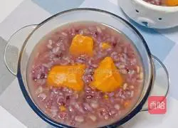 Illustration of seven-color brown rice and sweet potato porridge 9