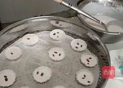 Illustration of authentic rice cake making 1