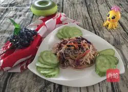 Illustration of how to make fried rice noodles 8