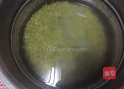 Illustration of how to make mung bean porridge 5