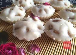 Rice flour Illustration of how to make hair cake 9