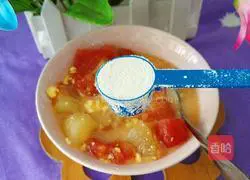 How to make apple and tomato nutritious rice cereal Illustration 9